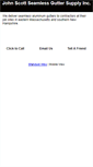 Mobile Screenshot of johnscottgutters.com